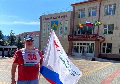 Зампред Профсоюза поучаствовал в велопробеге.