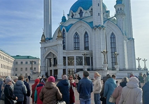 Ветераны отрасли и профсоюзный актив РКОБ в Казани.