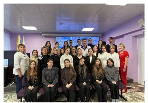 На экскурсии в Чебоксарской районной больнице.